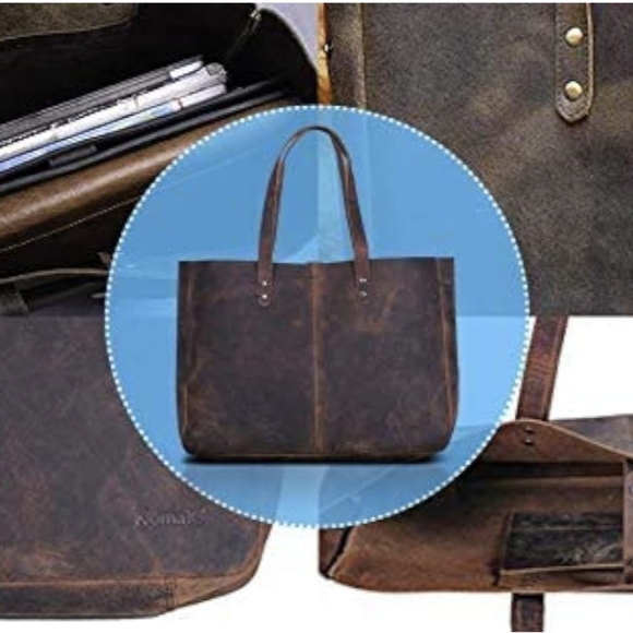 Beautiful leather tote bag - Picture 2 of 6